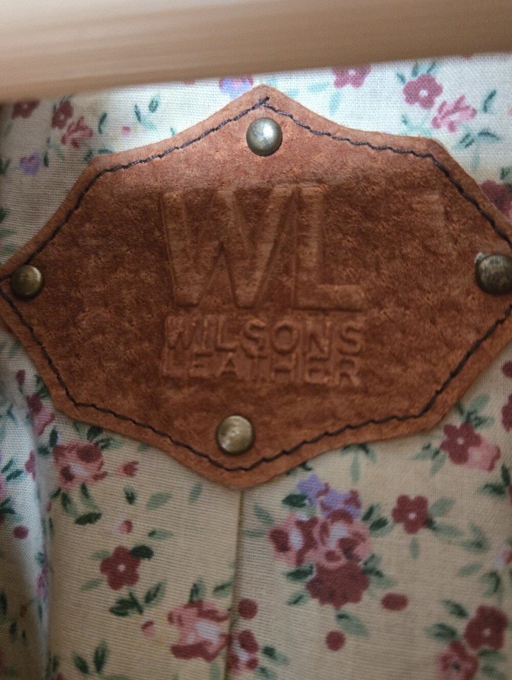 Wilsons Leather Rust Terracotta Brown Suede Blazer Sz M - Picture 6 of 9